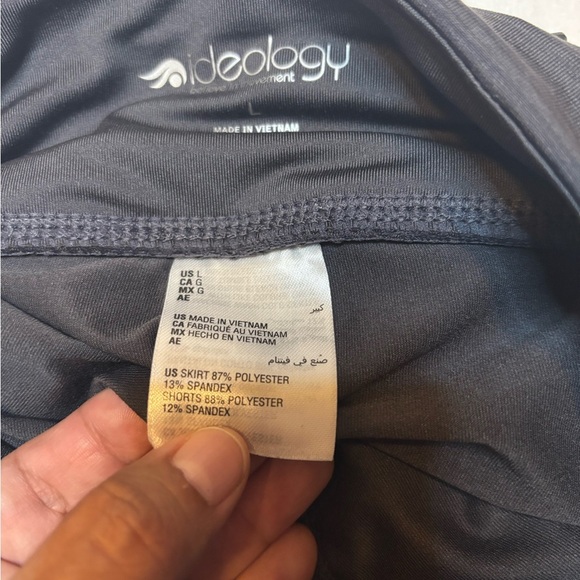 Ideology Black Tiered Athletic Mini Skirt - Picture 5 of 8